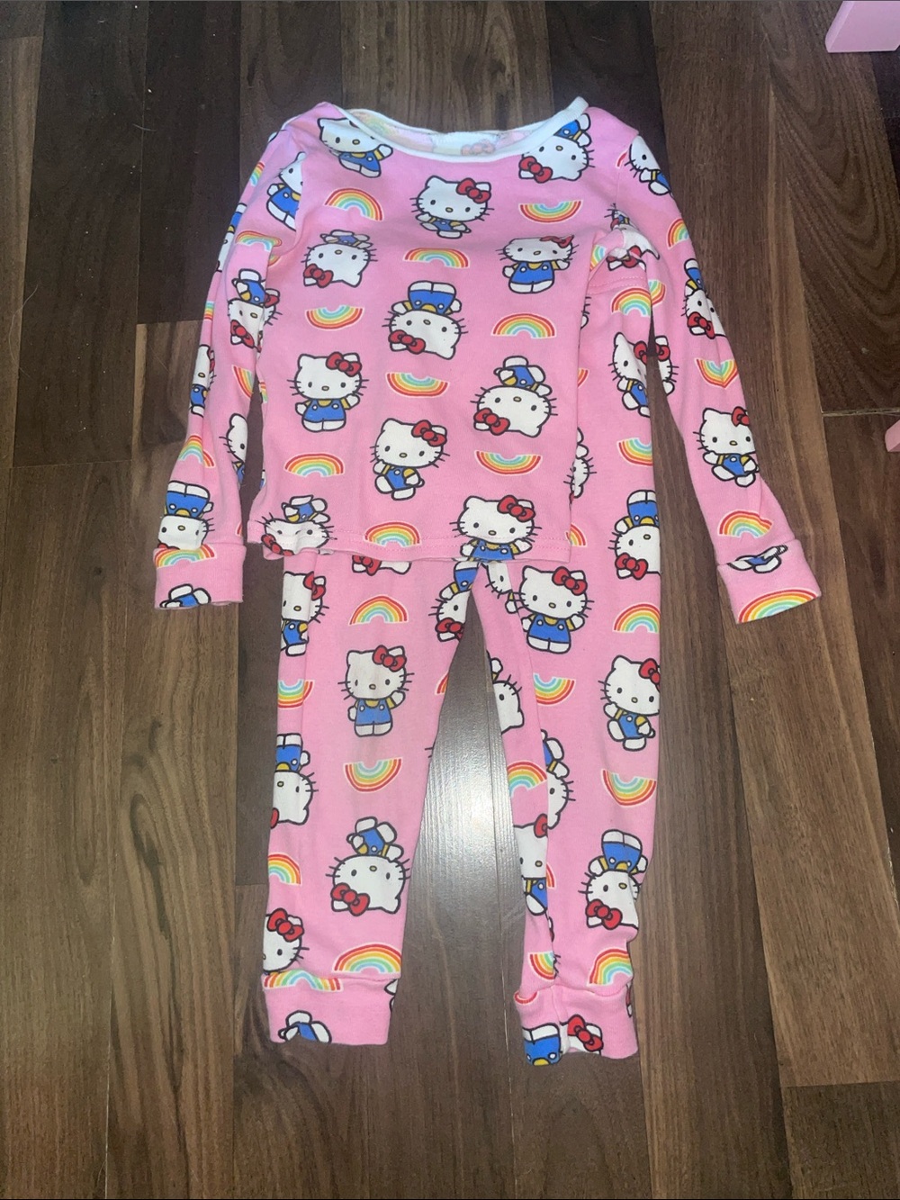 Hello kitty 100% cotton pajamas size 3T